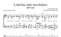 2. Ach Gott, erhör' mein Seufzen! (BWV 254)