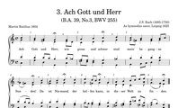 3. Ach Gott und Herr (BWV 255)