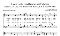 7. Ach Gott vom Himmel sieh' darein (BWV 2.6)