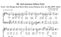 29. Auf meinen lieben Gott (Führ' auch mein Herz und Sinn) (BWV 148.6)