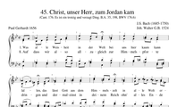 45. Christ, unser Herr, zum Jordan kam (Was alle Weisheit in der Welt) (BWV 176.6)