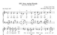 195. Jesu, meine Freude (BWV 358)
