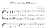 375. Wie schön leuchtet der Morgenstern (BWV 436)