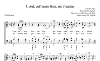 3. Auf, auf! mein Herz, mit freuden (BWV 441)