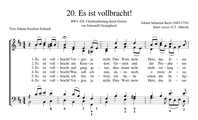 20. Es ist vollbracht! (BWV 458)