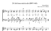 29. Ich freue mich in dir (BWV 465)