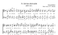 31. Ich lass dich nicht (BWV 467)