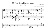 35. Jesu, deine Liebeswunden (BWV 471)