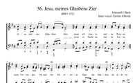 36. Jesu, meines Glaubens Zier (BWV 472)