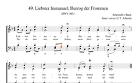 49. Liebster Immanuel, Herzog der Frommen (BWV 485)