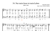 54. Nur mein Jesus ist mein Leben (BWV 490)