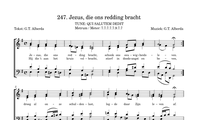 247. Jezus, die ons redding bracht