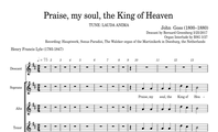 26. Praise, my soul, the King of Heaven