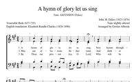 91. A hymn of glory let us sing