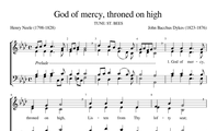 120. God of mercy, throned on high