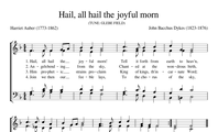 130. Hail, all hail the joyful morn