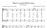 132. There is a green hill far away