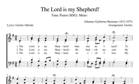 133. The Lord is my shepherd