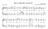 47. Het is volbracht / variant IV