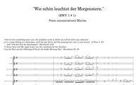 108. Wie schön leuchtet der Morgenstern (BWV 1.1)