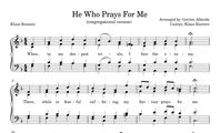 178. He who prays for me / congregational hymn version