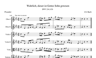 179. Wahrlich, dieser ist Gottes Sohn gewesen, BWV244 63b