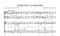 283. Großer Gott wir loben dich, variant II