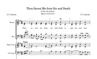 325. Thou Savest Me from Sin and Death