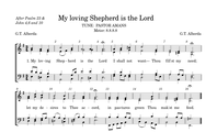 328. My loving Shepherd is the Lord. TUNE: PASTOR AMANS