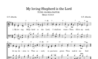 329. My loving Shepherd is the Lord. TUNE: GLORIA PASTOR